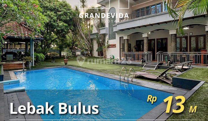 Dijual Rumah Lebak Bulus Full Furnished Swimming Pool  1