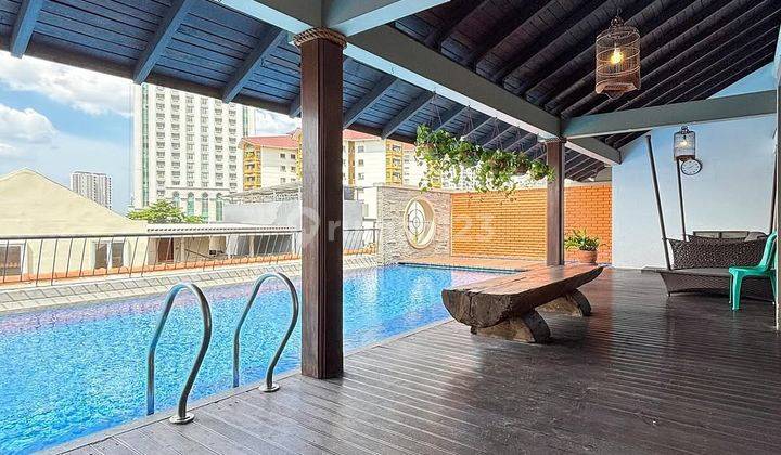 Permata Hijau - [for Sale]: Bangunan 4 Lantai, Swimming Pool, Bangunan Besar 8