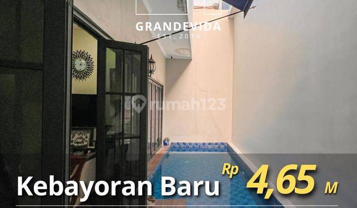 Dijual Rumah Kebayoran Baru Lokasi Super Strategis  1