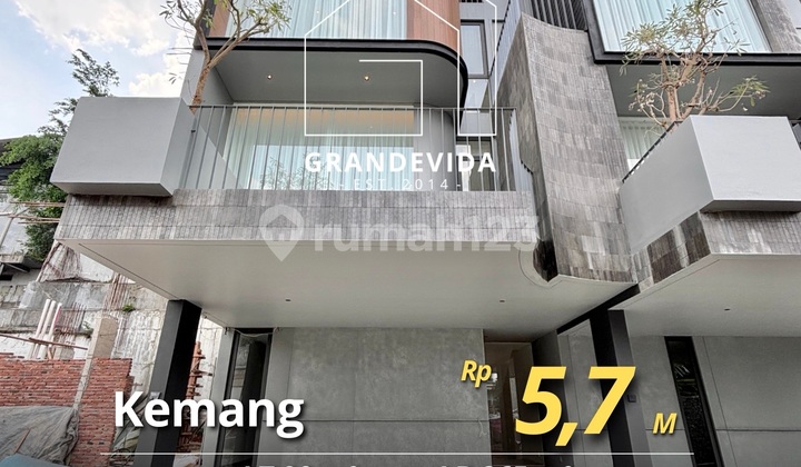 Kemang - [for Sale]: Brand New Townhouse, Bangunan 3 Lantai Plus Rooftop