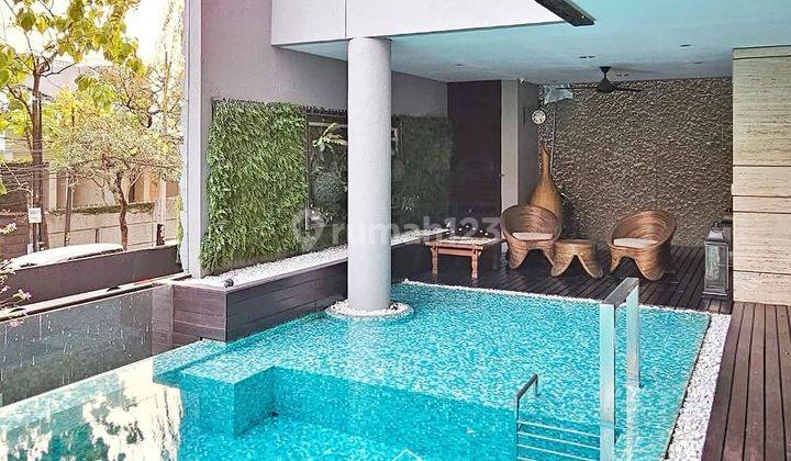 Permata Hijau - [for Sale]: Luxury Resort Terawat Dan Siap Huni, Bangunan 3.5 Lantai 15