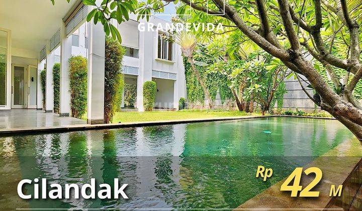 Dijual Rumah Cilandak Rumah Mewah Modern Tropis 1