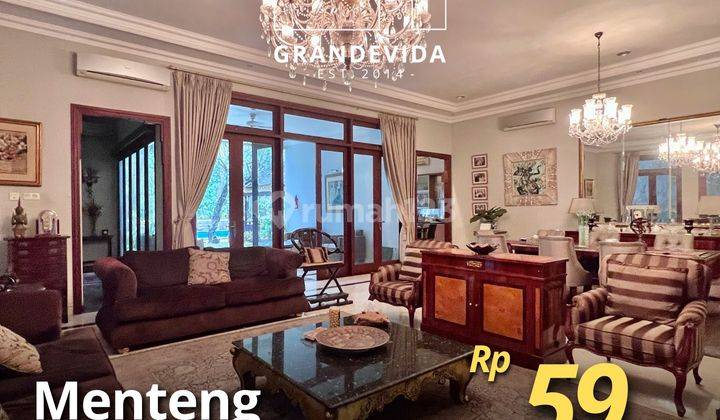 Menteng - [for Sale]: Rumah Mewah, Tanah Luas, Bangunan Besar, Kawasan Elit Di Menteng 1