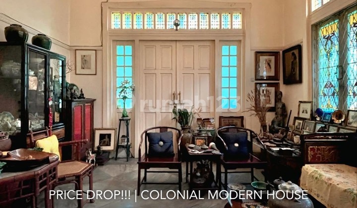 Menteng - [for Sale]: Area Premium, Rumah Lama Hitung Tanah, Jalan Lebar