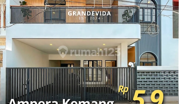 Ampera Kemang - [for Sale]: Bangunan Baru 2.5 Lantai Siap Huni, Dalam Komplek Besar