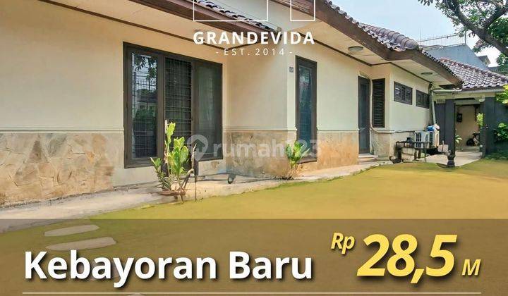 Dijual Rumah Kebayoran Baru Bangunan 1,5 Lantai Swimming Pool 1