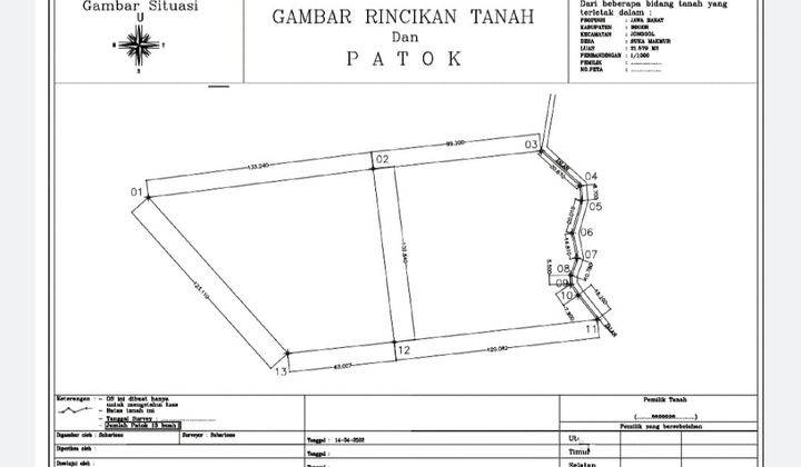 Dijual Lahan Asri, Jl Raya Ciherang , Bogor 1