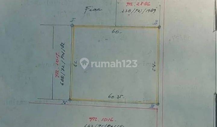 Tanah Di Semanan Kalideres 3189 M² Shm Jakarta Barat Bu Bawah Njop 1