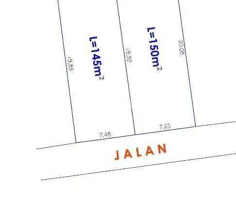 Tanah 150m2 Renon Laksamana Dkt Merdeka Moh Yamin Sanur Hayam Wuruk 4