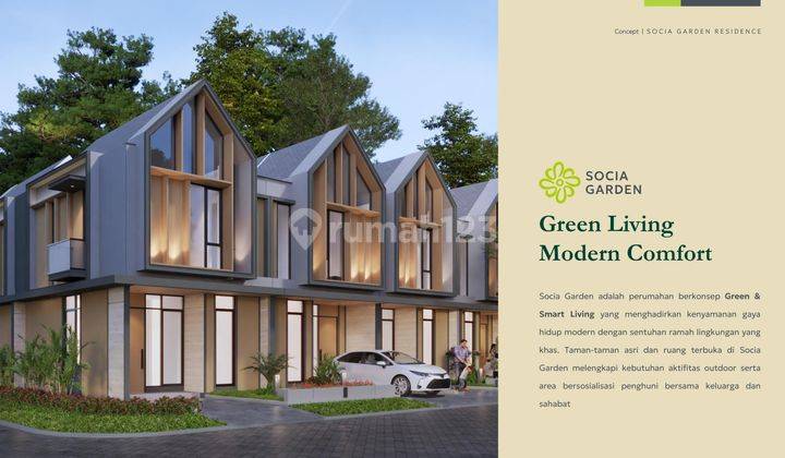 Dijual New Launching Rumah Murah Strategis Perumahan Socia Garden Residence Karawang Timur