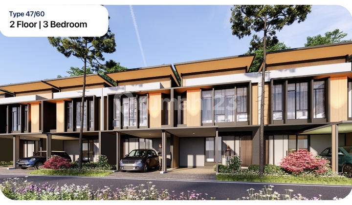 Dijual Hunian Strategis Rumah 2 Lantai Siap Huni Cluster Hanami di Cikarang International City (CINITY) Cikarang Utara 