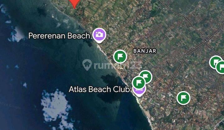 Disewakan Tanah Di Seseh 500m2 Cocok Untuk Villa Lokasi Dekat Pantai  1