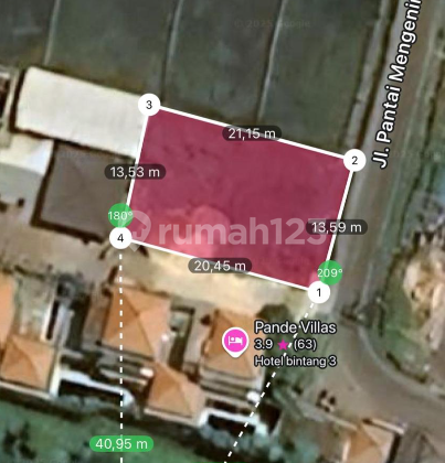 Land Leasehold In Cemagi 3 Are