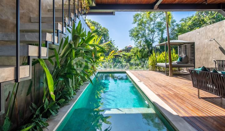 For Rent Tropical 3 Bedroom Villa With Jungle View , Location At Tumbak Bayuh Pererenan Bali