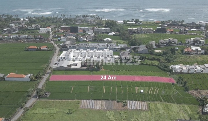 Tanah di Cemagi untuk hak sewa, 400 meter ke pantai