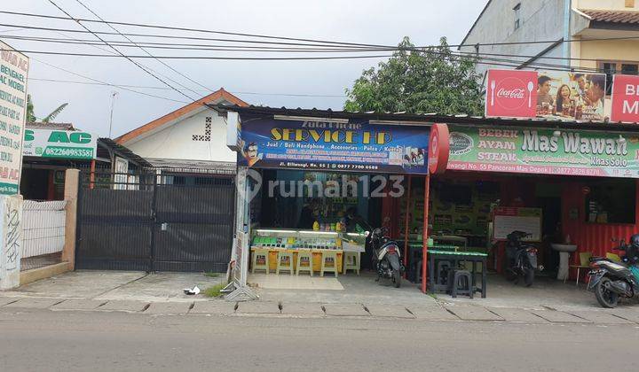 Dijual Tanah SHM 664 Meter Masih Ada Bangunan Lokasi Strategis Pinggir Jalan Siliwangi Dekat Rs Hermina Depok 1