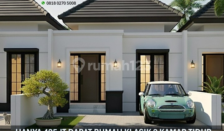 Dijual Rumah Klasik Barat Bantul Kota di Santan Guwosari Proses Bangun
