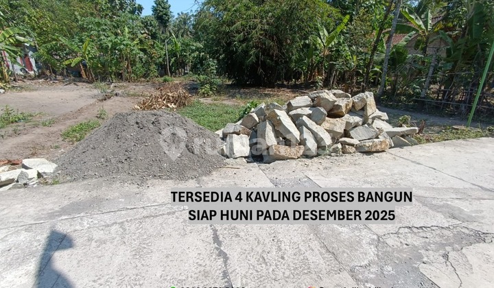 Rumah Dijual Barat Bantul Kota di Kalakijo Guwosari Proses Bangun 