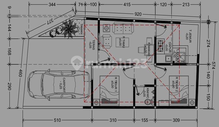 Rumah Dekat Kota Bantul di Sumberagung Jetis Bantul Proses Bangun 2