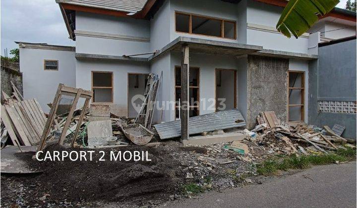 Rumah samping Kompleks Pemkab di Bantul Kota Pinggir Jalan Aspal Proses Bangun 2