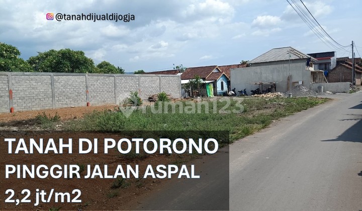 Tanah dekat Kota Jogja di Potorono Banguntapan Siap Bangun 1