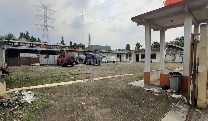 Tanah kavling ada bangunan kantor +mess bekas pool taksi 2