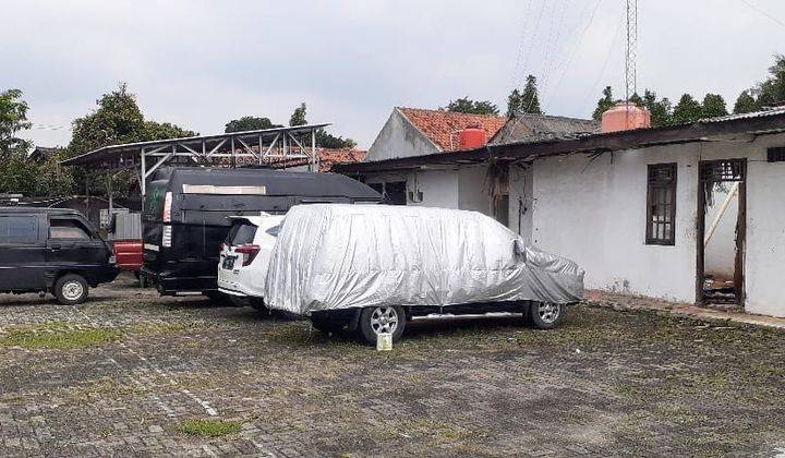 Tanah kavling ada bangunan kantor +mess bekas pool taksi 2