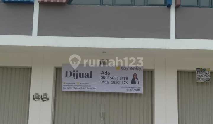 New shop house in Teradamai, North Tambun, ready to occupy, negotiable price. 1