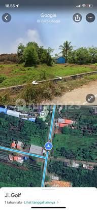 Dijual Cepat Tanah Strategis Di Jln Raya Golf Swargaloka, Dekat Bandara Syamsudin Noor. Kalimantan Selatan.  1