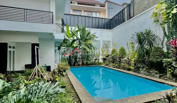 Rumah tropical modern kemang jakarta selatan 2