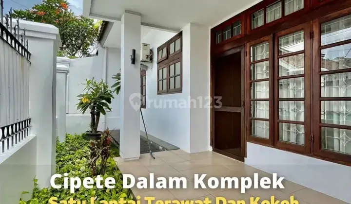 Rumah lama siap huni dan kokoh cipete jakarta selatan 1