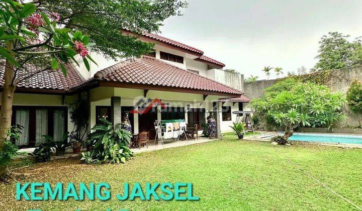 Rumah modern nuansa villa di kemang jakarta selatan 1