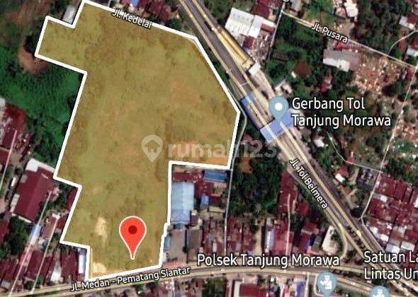 Dijual Tanah Luas 4 Ha Jl. Raya Medan Tg Morawa Dekat Tol 2