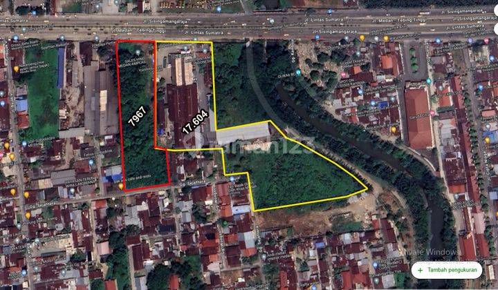 Dijual Tanah Siap Bangun, Luas 8000 M di Jl. Sisingamangaraja Medan 2