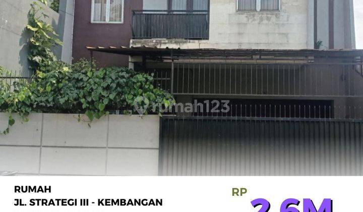 Murah Rumah Strategi Joglo Jak Bar Ukr 250 M2 Include Pengosongan Hanya Cash 1