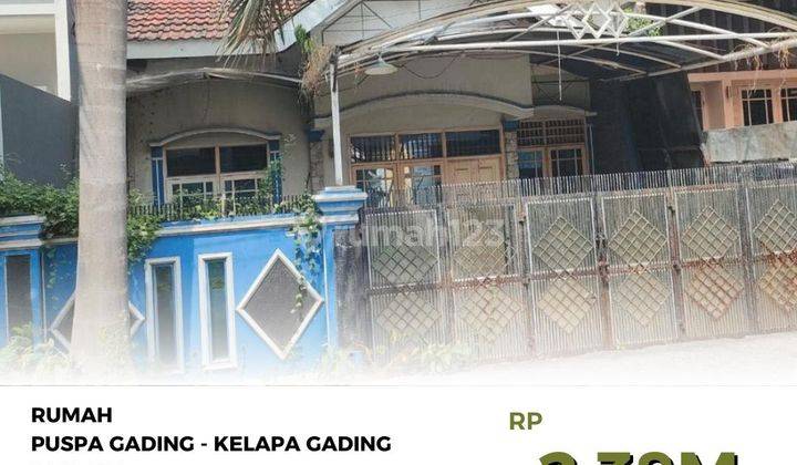 Murah Rumah Puspa Gading Jakarta Utara Kelapa Gading Ukr 136 M2 Imclude Pengosongan 1