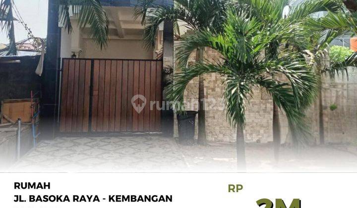 Murah Rumah Basoka Raya Kembangan Jak Bar Ukr 179 M2 Include Pengosongan 1