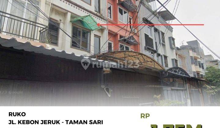 Murah Ruko Kebon Jeruk Taman Sari Jakarta Barat Ukr 62M2 Include Pengosongan 1