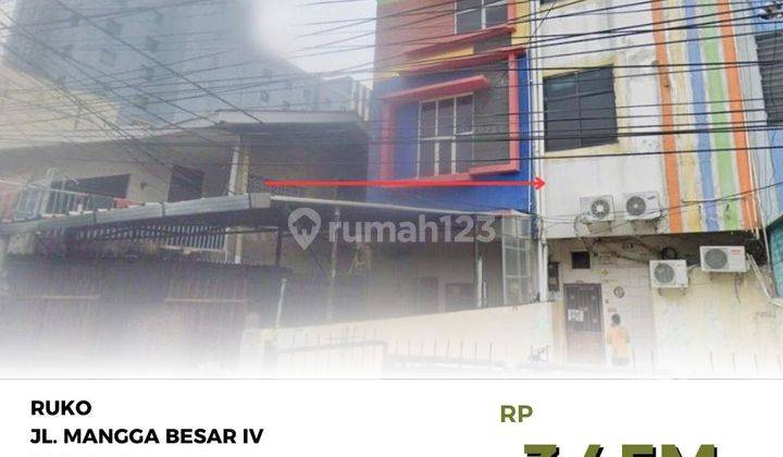 Murah Ruko Mangga Besar Jak Bar Ukr 121 M2 Include Pengosongan 1