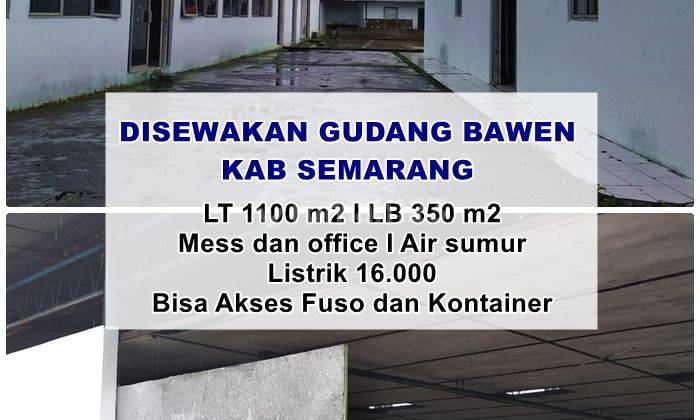 Gudang di Babadan ungaran pinggir jalan raya besar 1