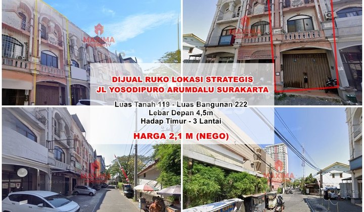 Jual Cepat Ruko Yosodipuro Surakarta Jual Cepat Ruko Yosodipuro Surakarta