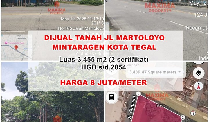 Land for Sale in Martoloyo Tegal