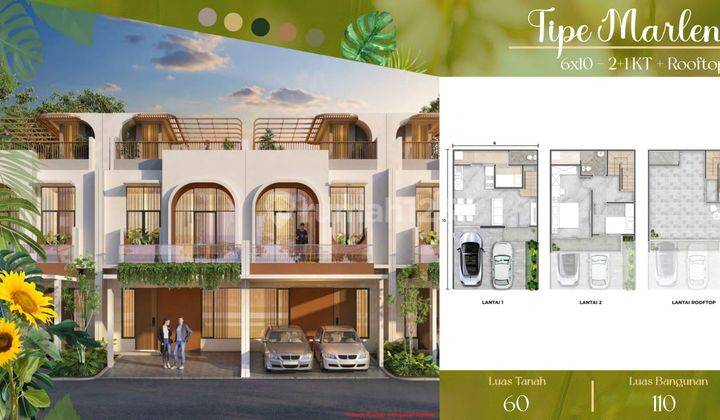 Rumah Pik 2 Pasadena Spring Launching 2022 Tipe 6x10, 2 Dan 3 Lantai  2