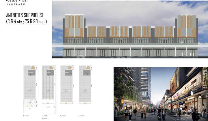 Ruko Vasanta Innopark Mm2100 Cibitung Superblock Tipe Kosai 3 Lantai 5x15 Jual Rugi 3