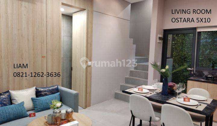 Rumah Bsd Ostara Lumina 5x10 Harga Perdana Kpr Dp Dibayarin Developer 2