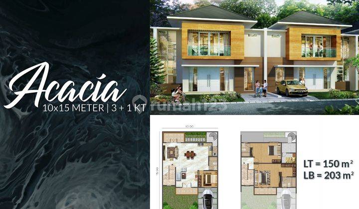 Rumah Pik Golf Island Pantai Indah Kapuk Tipe 10x15 Acacia Kosongan  2