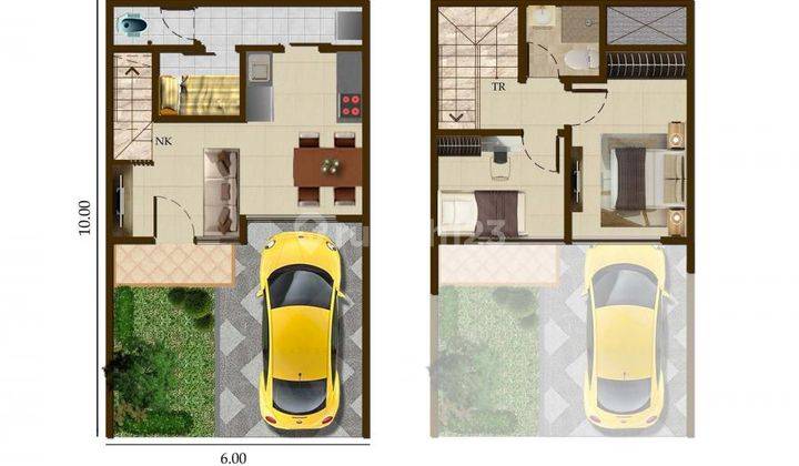 Disewakan Rumah Pik 2 Cluster Tahap 1 Tipe 6x10 Siap Huni  2