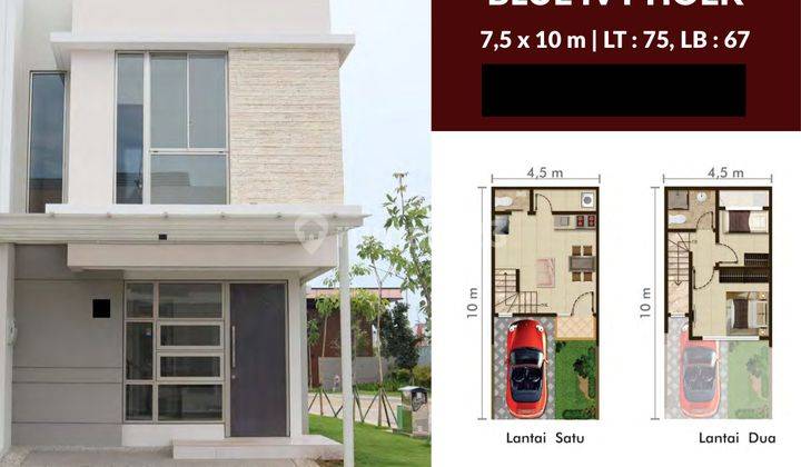 Rumah Pik 2 Cluster Tahap 1 Tipe 4,5x10 Hoek Termurah Siap Huni  1