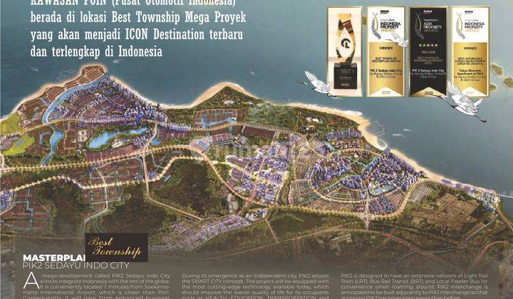 Pusat Otomotif Indonesia Pik 2 Sewa 10 Tahun, Cicil 48x, Lebar 8  18