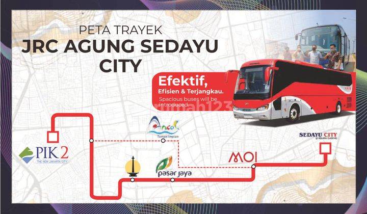 Pusat Otomotif Indonesia Pik 2 Sewa 10 Tahun, Cicil 48x, Lebar 8  19